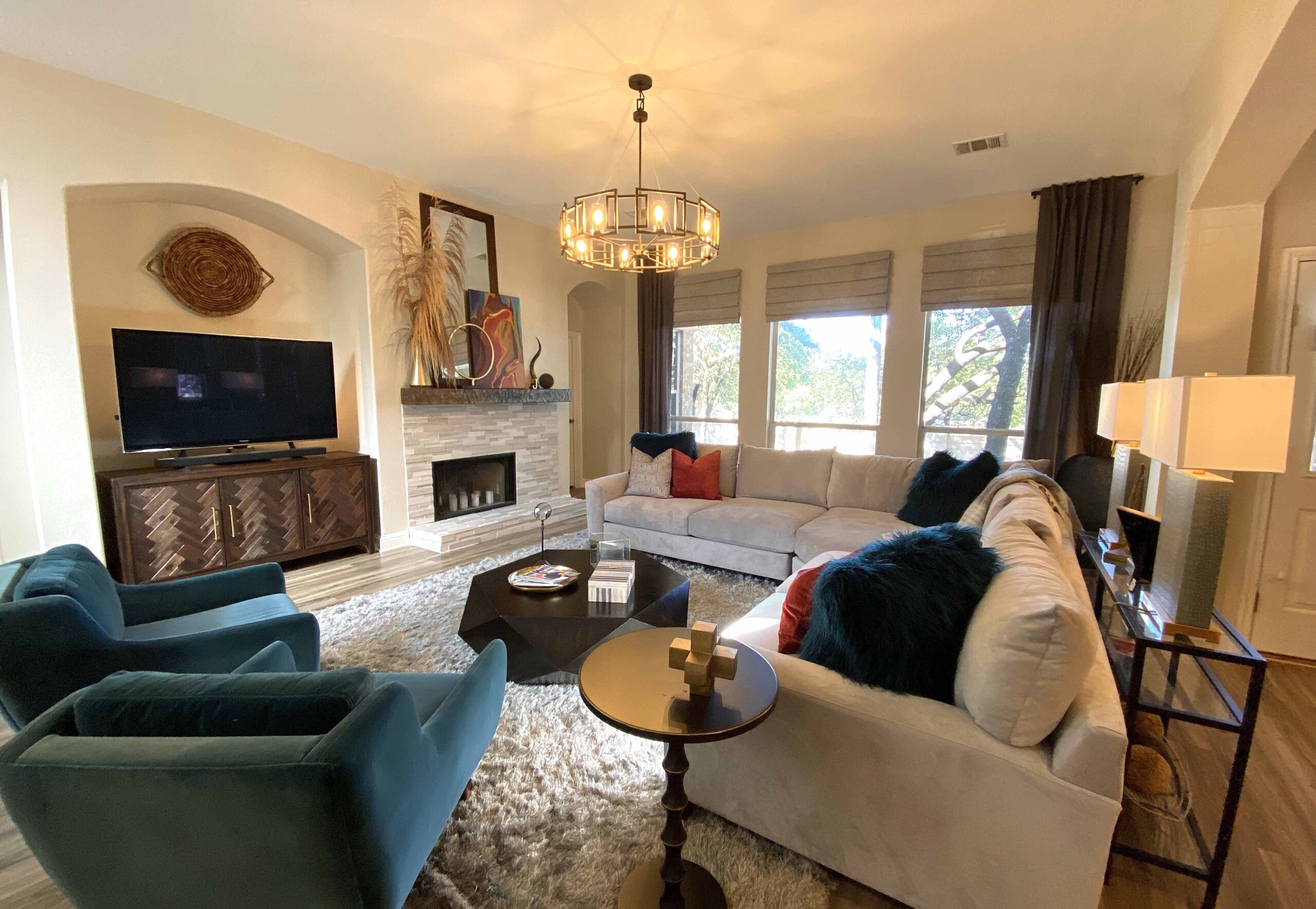 Living Room Interior Design Austin TX | Living Space Projects